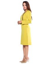 Exude Charm Embellished Sheath Dress with crop Blazer